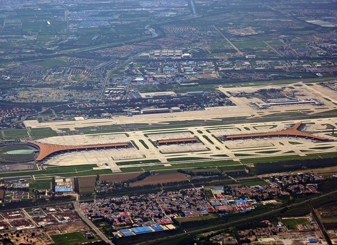 Terminal 3 do Aeroporto Internacional de Beijing (China)
