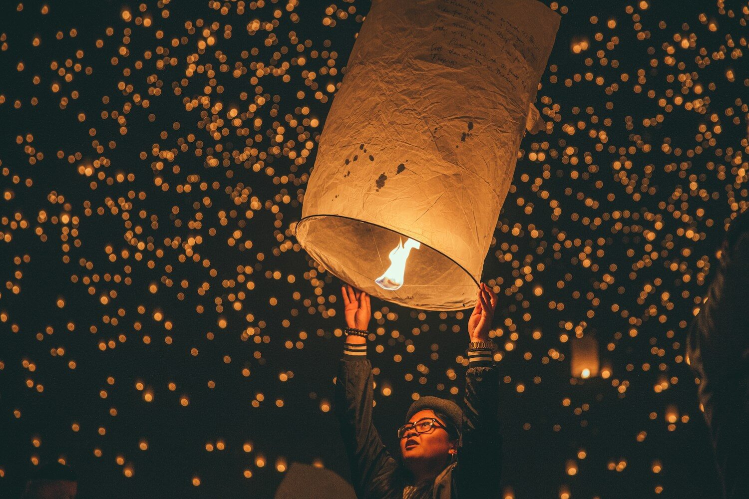 Festival das lanternas - Tailândia